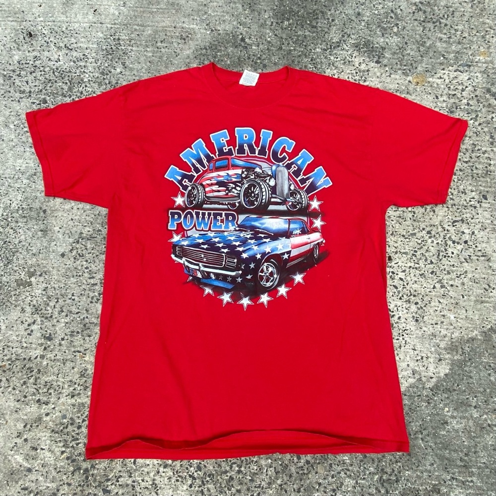 Y2k American power tee